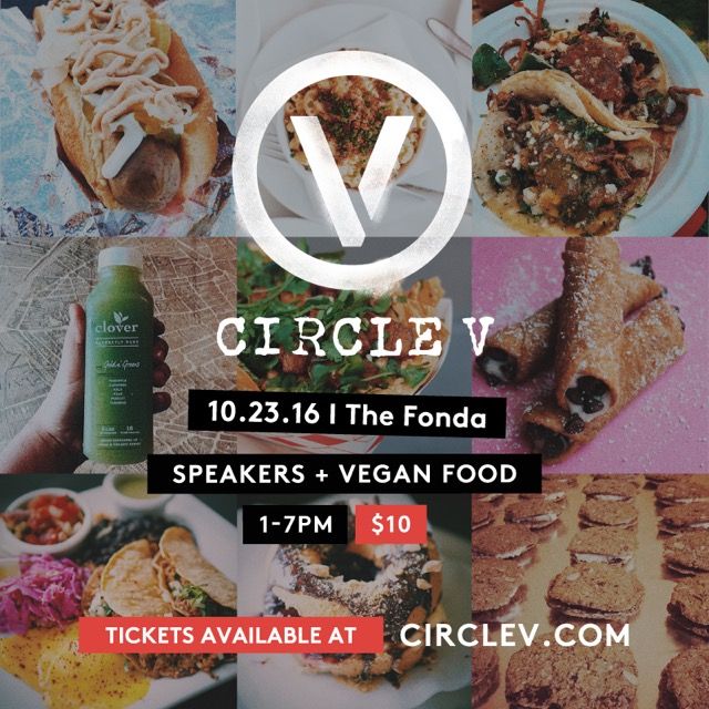 Picture representing some of the featured restaurants at Circle V. Courtesy of Mercy for Animals.