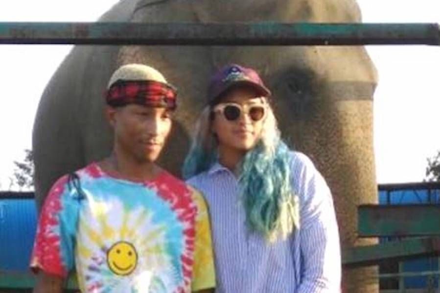 Pharrell Visits an Elephant Sanctuary and Learns About Saving these Majestic Animals