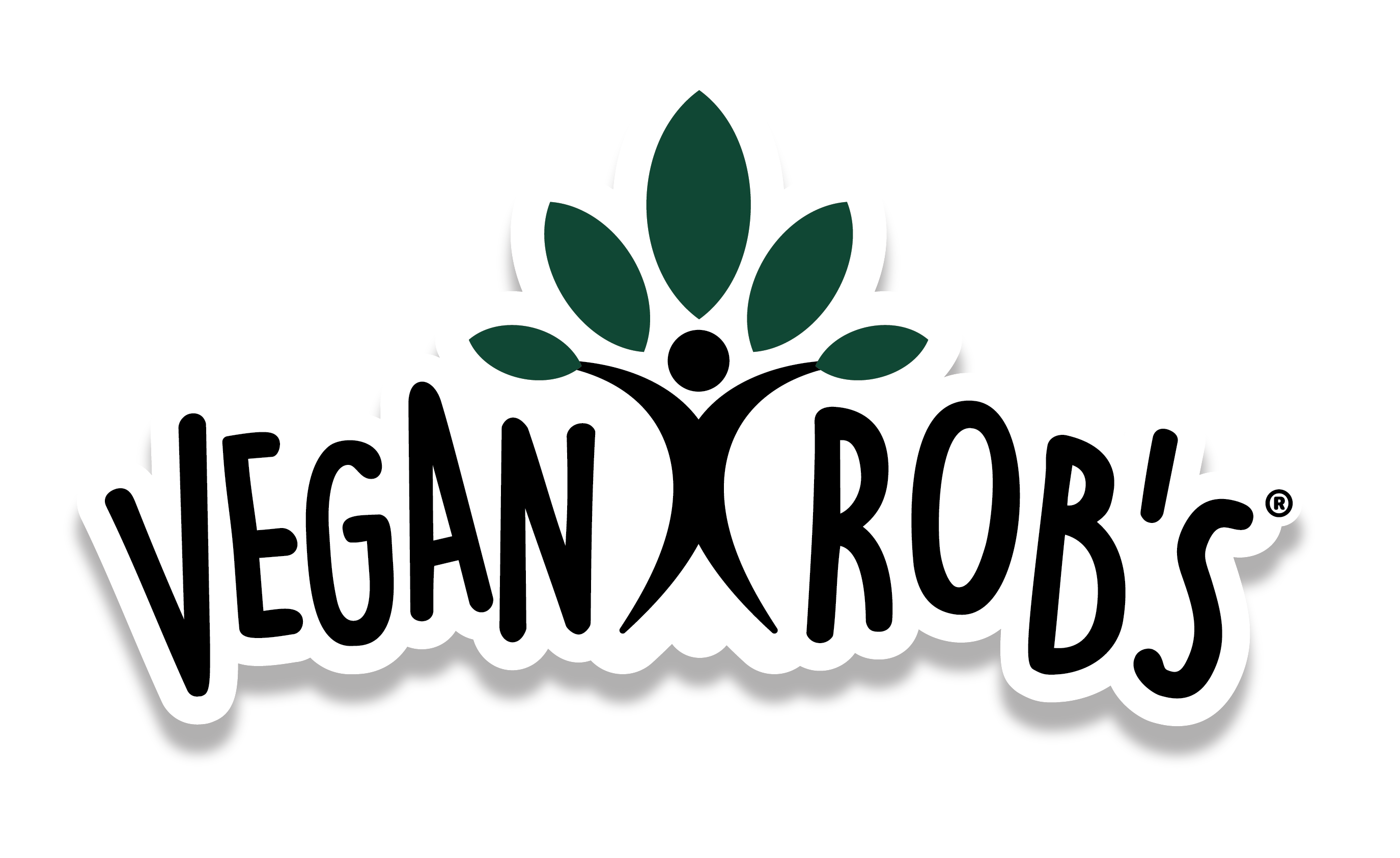 The Vegan Rob's logo. Vegan Rob's was a sponsor of the 1st Annual Animal Heroes' Event, organized by Lady Freethinker.