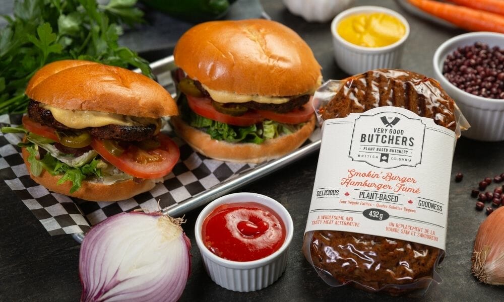 plant-based burgers