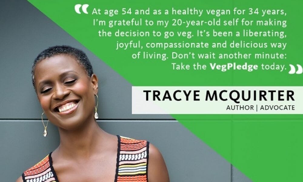 vegan author Tracye McQuirter