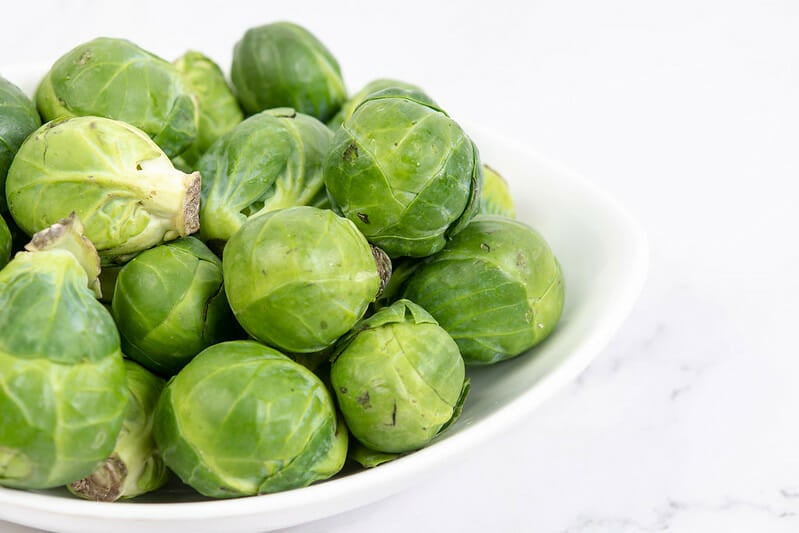 raw brussels sprouts