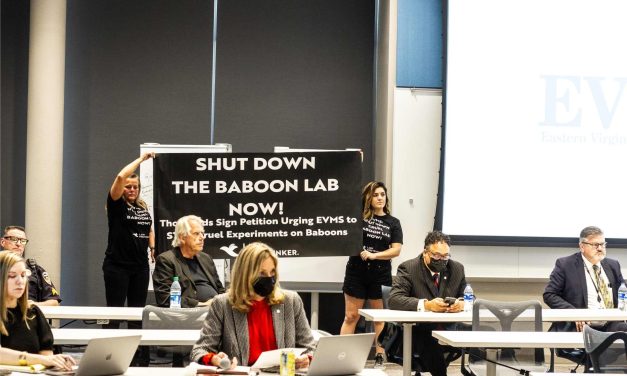 PETITION UPDATE: LFT Calls for Shut Down of Cruel Baboon Lab During EVMS Meeting