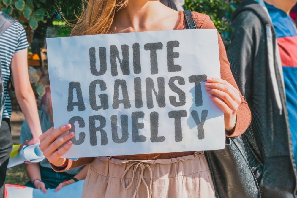 unite against cruelty