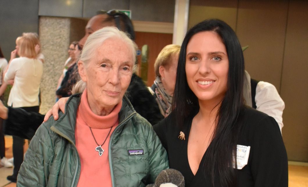 Jane Goodall and LFT founder Nina Jackel